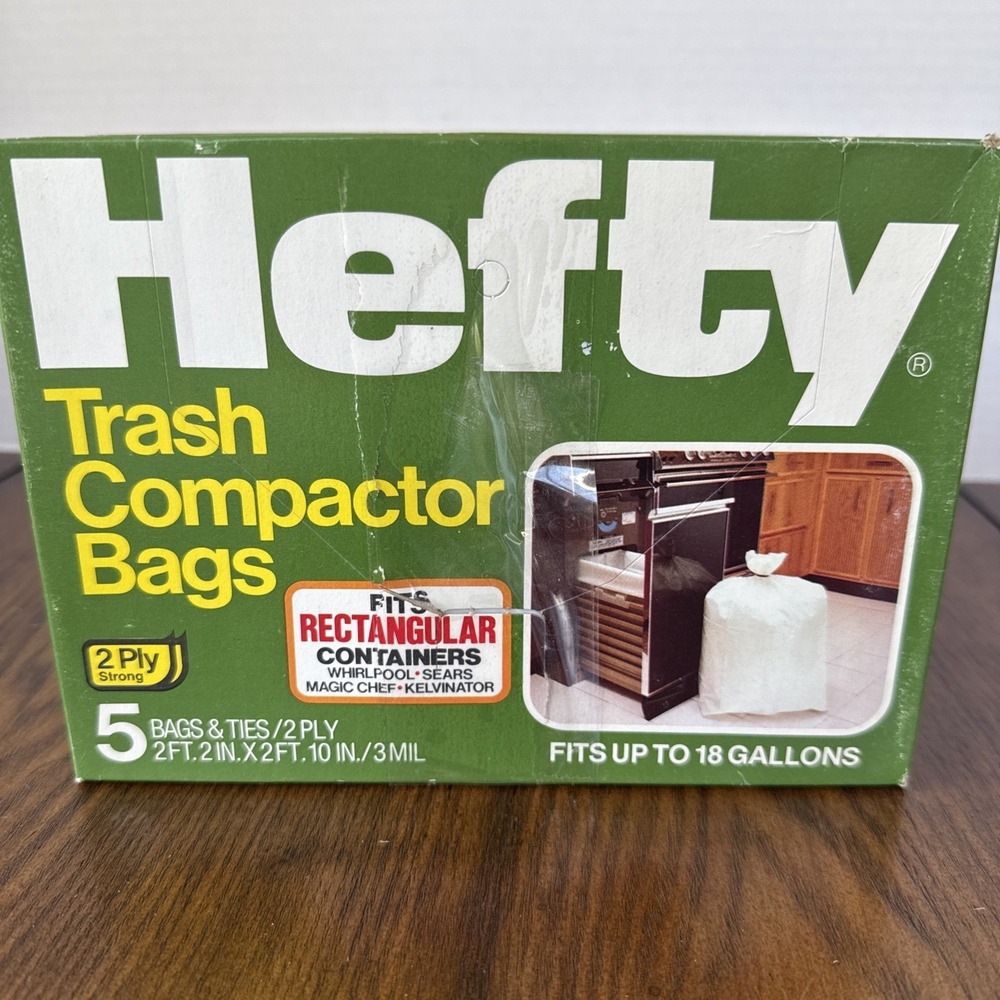 Hefty 18 Gallon Trash‎ Compactor Bags 5 Backpack Liners Per Box - Lot of 2 - Picture 2 of 5